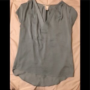 Seafoam color blouse